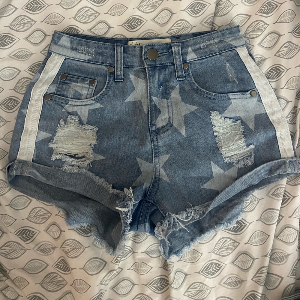 Vintage Havana Star Jean Shorts